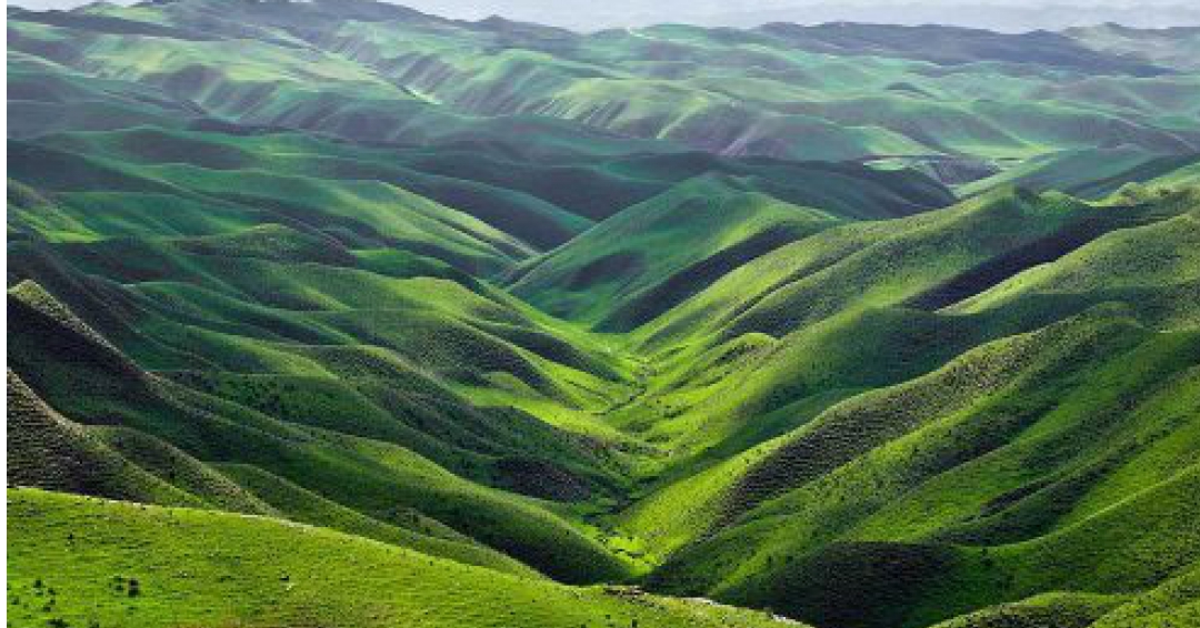 تپه ماهورهای هزار دره گلستان - شرکت هواپیمایی پاژسیر مجری تورهای اقساطی از مشهد